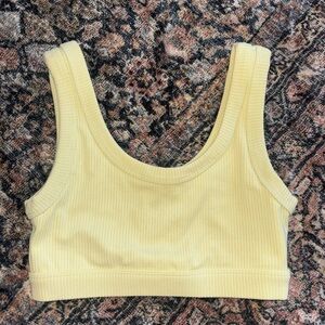 ALO Yoga Yellow Sports Bra